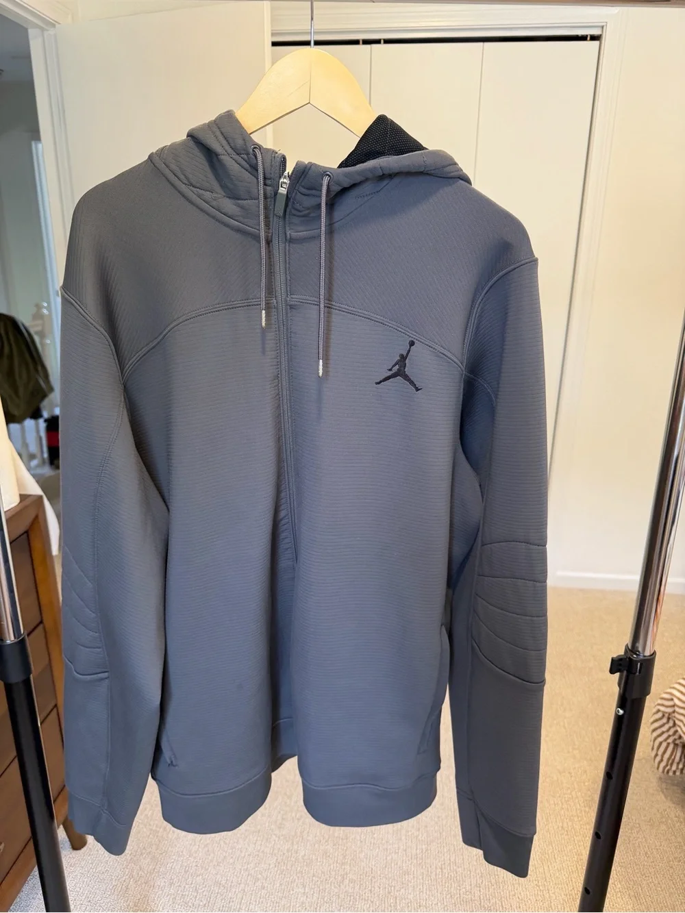 Jordan Men’s Full-Zip Hooded Jacket - Charcoal